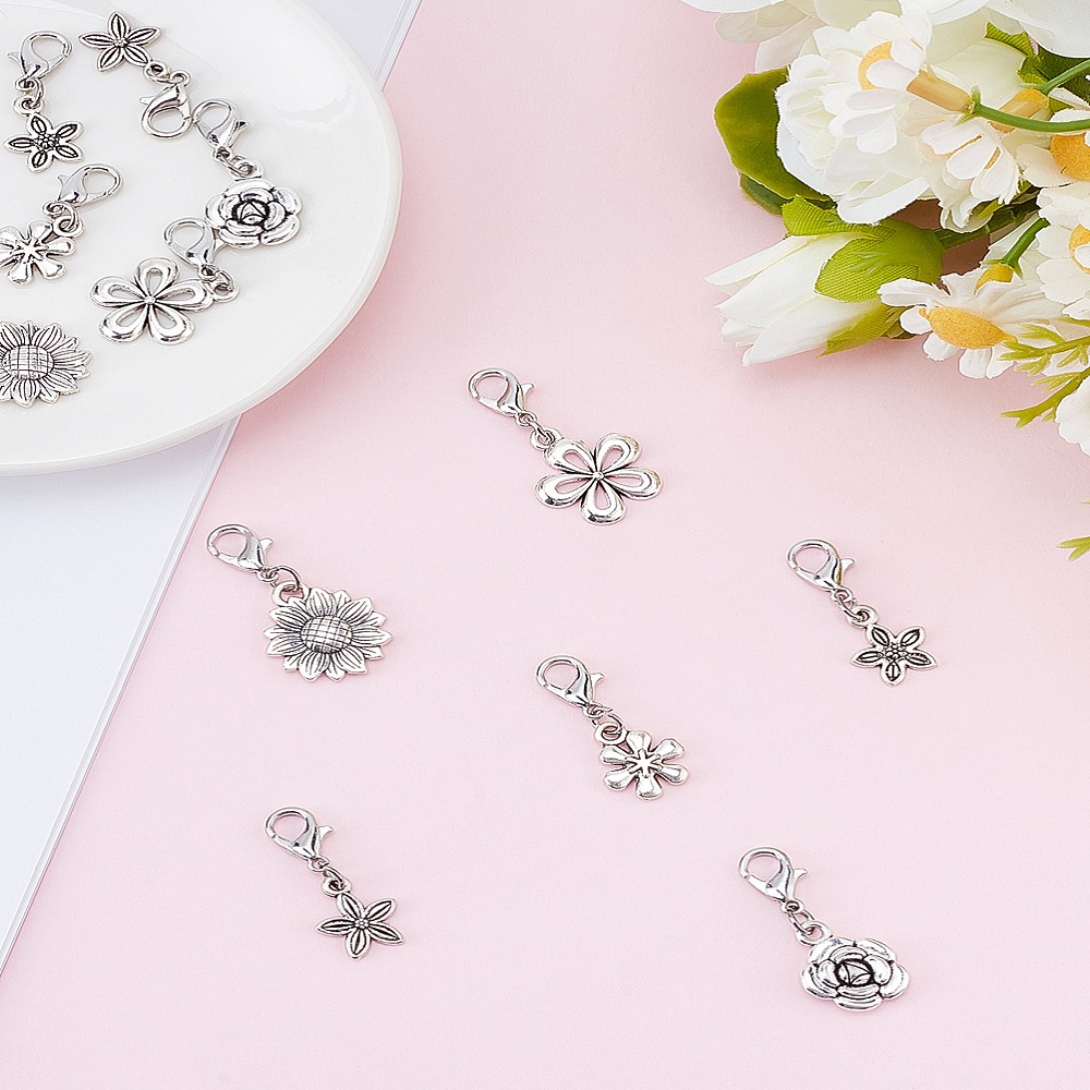 12 Stück 6-teilige Legierungsa – Lobster Clasp Silver Bewertung und Preis