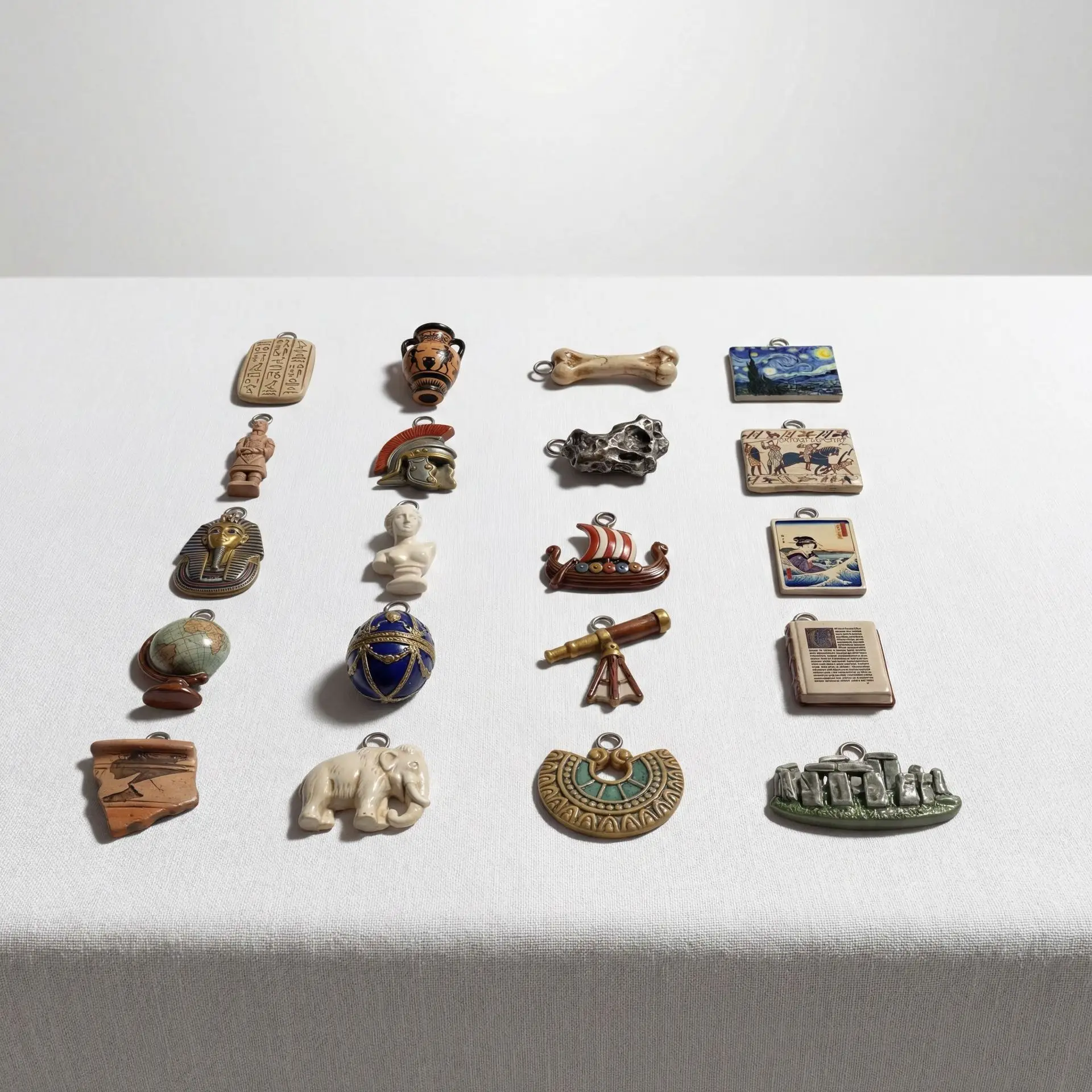 Miniatur-Figuren im Stil der W – Jewelry Making History Bewertung und Preis