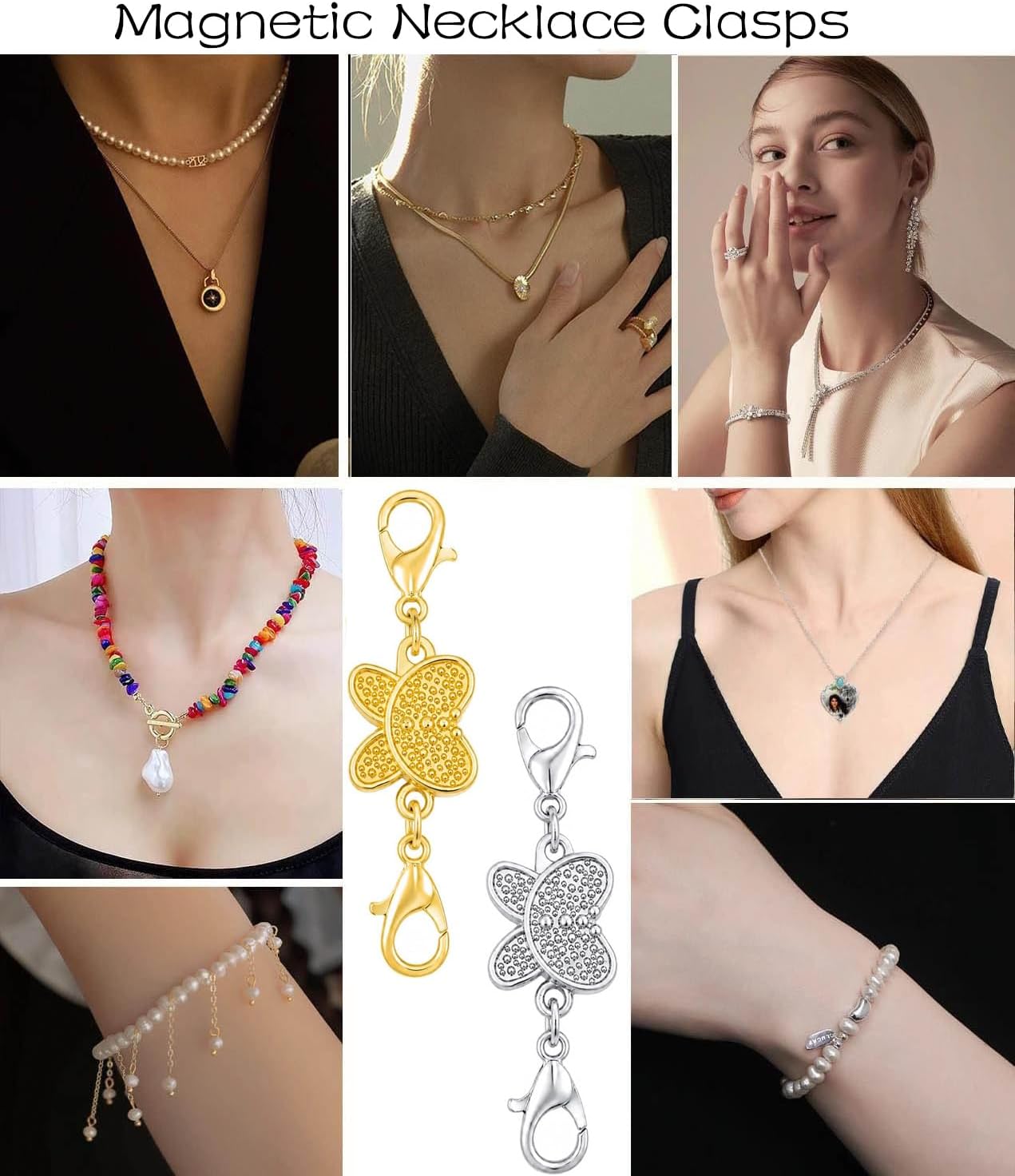 Schmetterlings-Magnetverschlus – Lobster Clasp Silver Bewertung und Preis